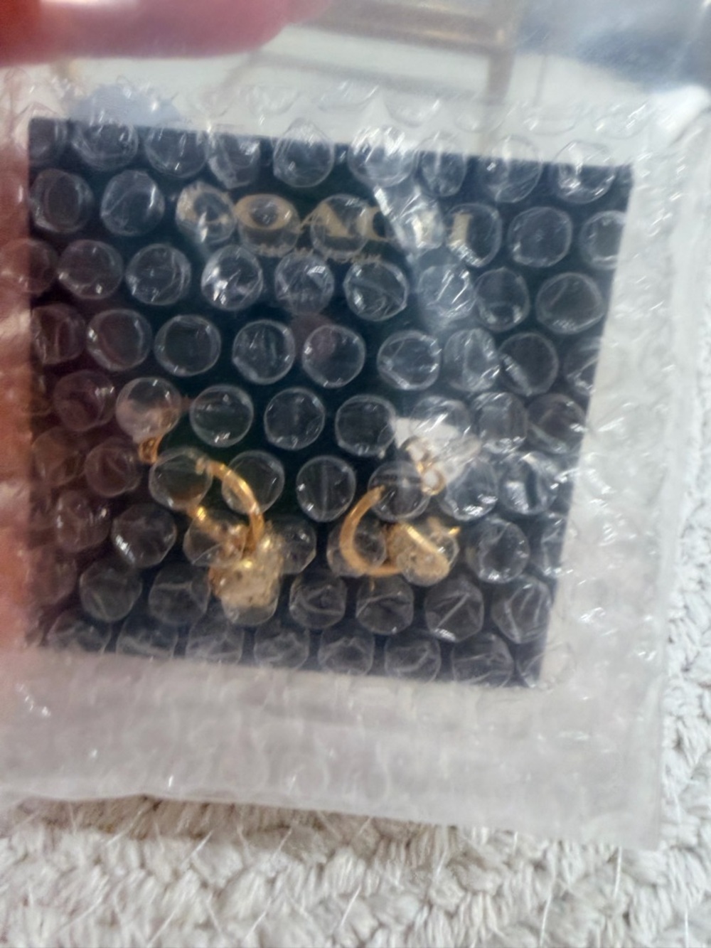 COACH Signature Quilted Heart Charm Huggie Earrings- New❣️ - Picture 5 of 5